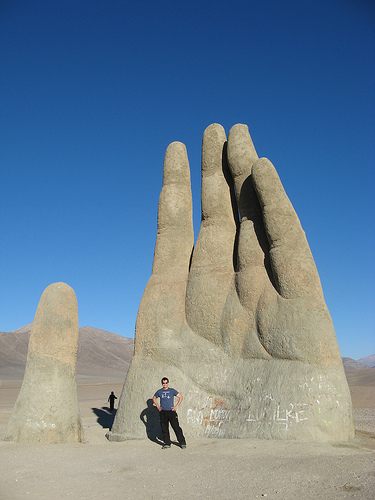 La mano del desierto en Chile