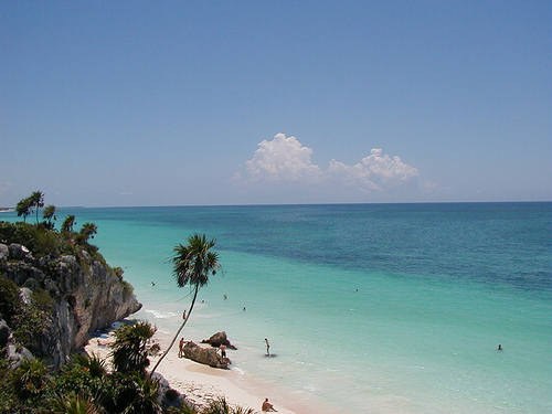 Beach at Tulum (Cancún)