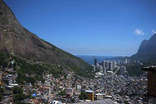 Vistas desde la favela Rocinha