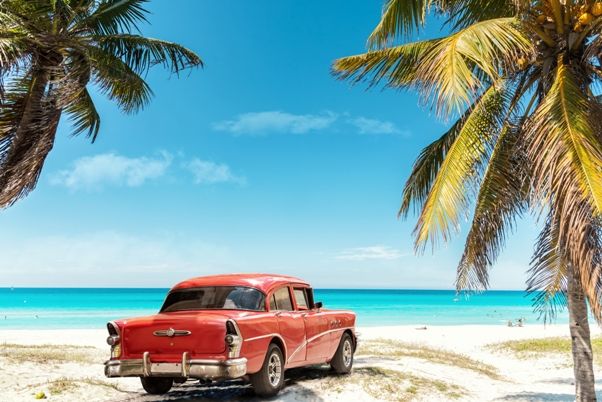 Playa en Cuba