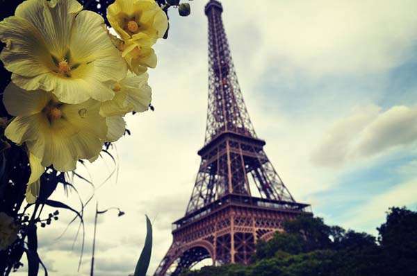 Torre Eiffel foto romántica