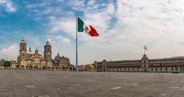 Zocalo en Ciudad de Mexico