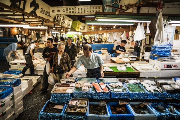 Mercado de pescado de Tokio