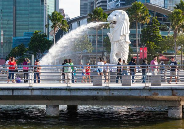 Destinos recomendados para viajar con niños: Marina Bay en Singapur