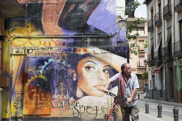 Graffitis en las calles de Granada