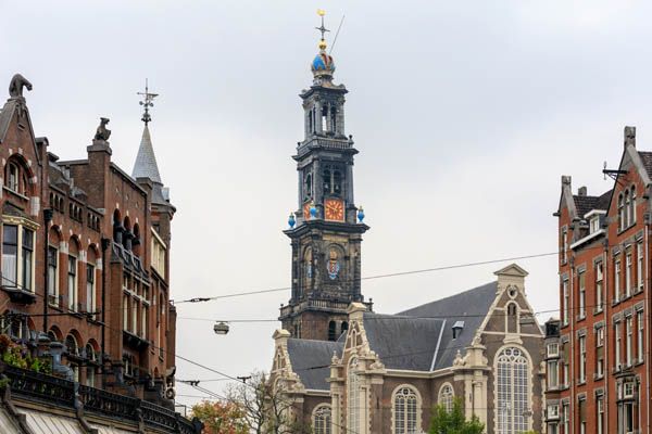 Westerkerk en Amsterdam
