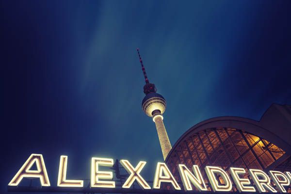 Alexander Platz en Berlín