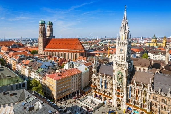 Vista panorámicas Múnich