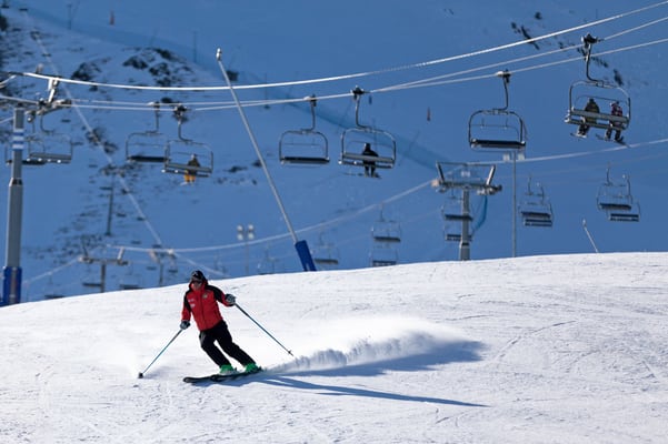 Esquiador en Grandvalira